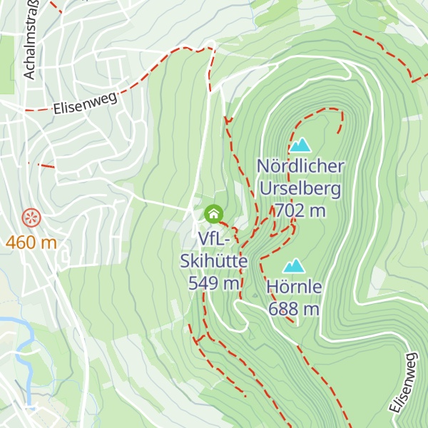 Map of VfL-Skihütte