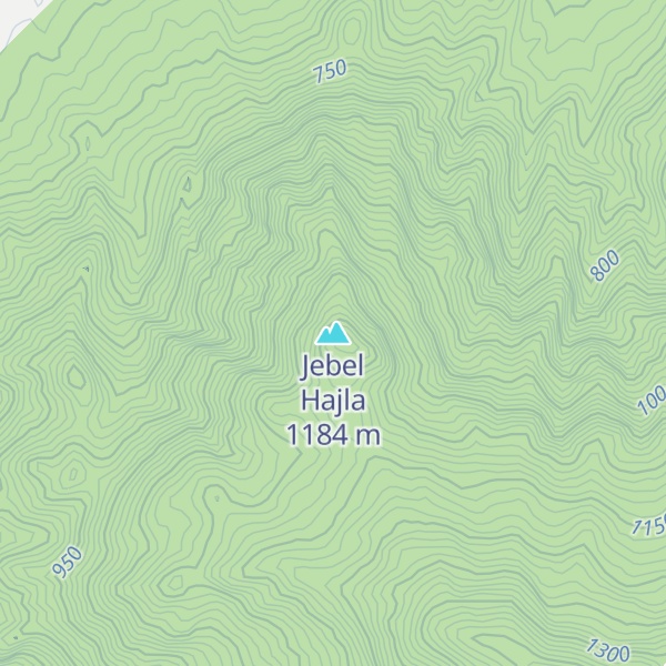 Map of Jebel Hajla