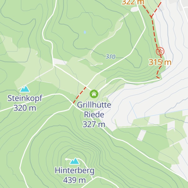 Map of Grillhütte Riede