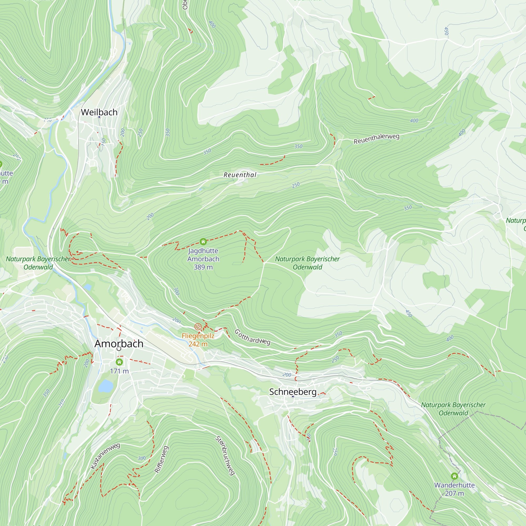 Fuß-Pils Hütte map