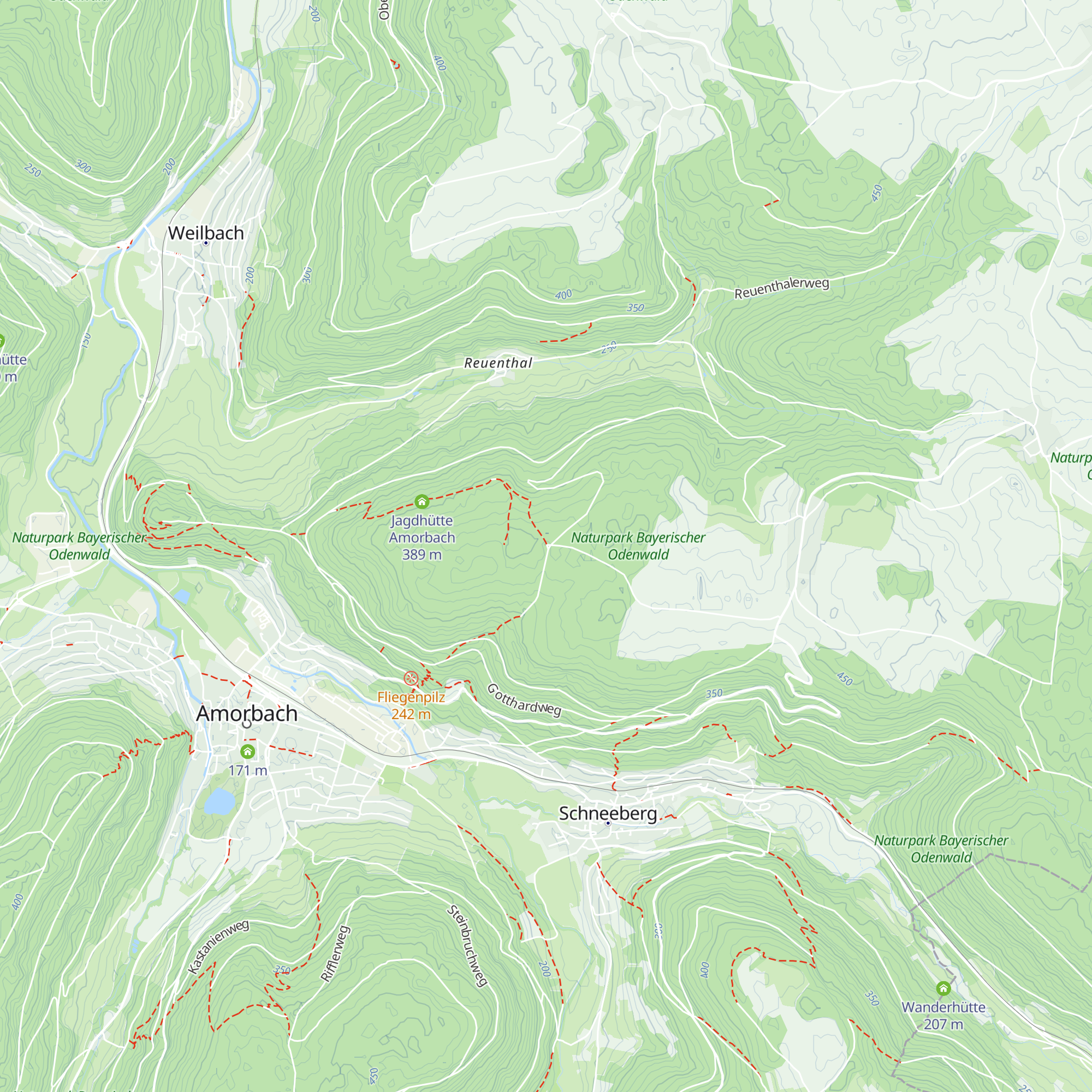 Fuß-Pils Hütte map