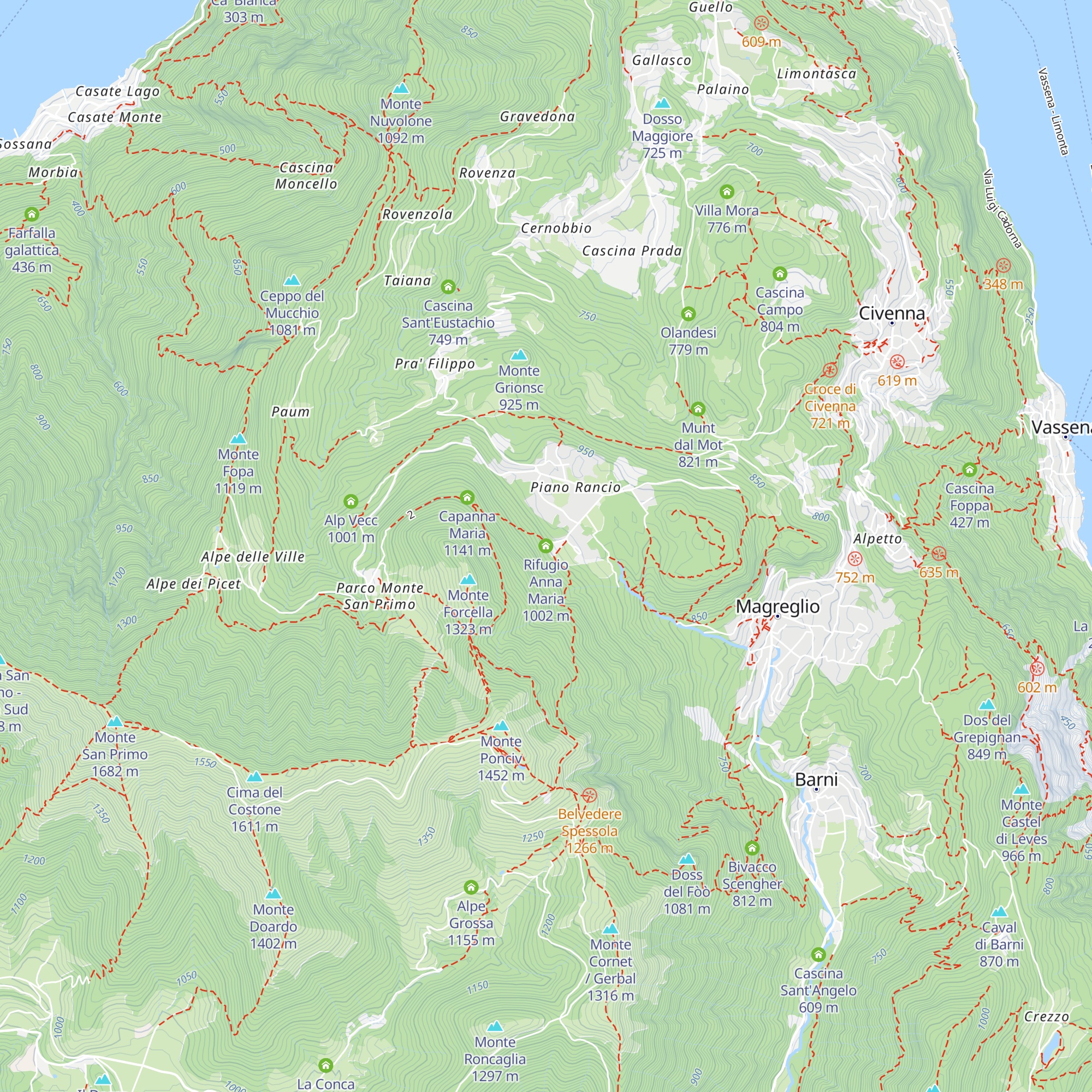 Rifugio Anna Maria map