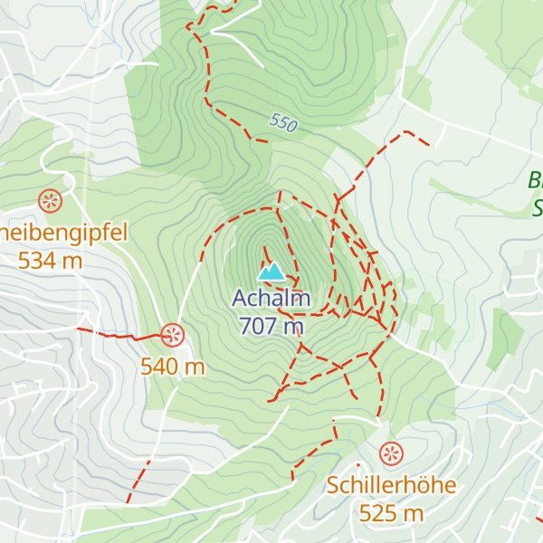 Map of Achalm