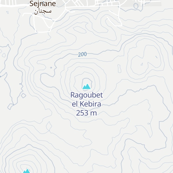 Map of Ragoubet el Kebira