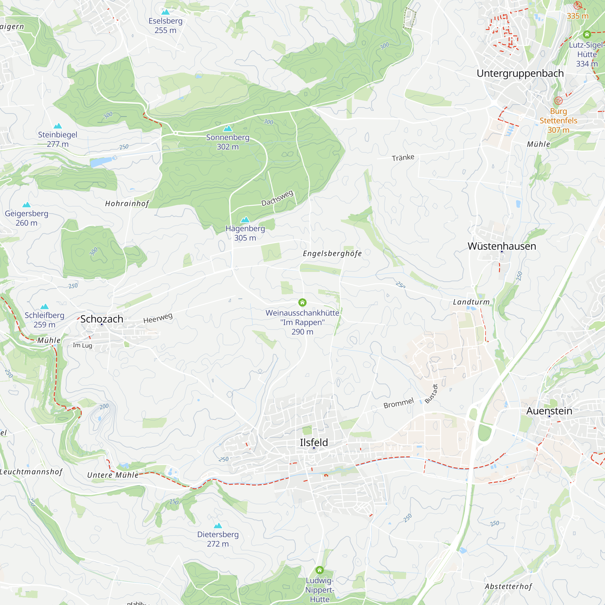 Weinausschankhütte "Im Rappen" map