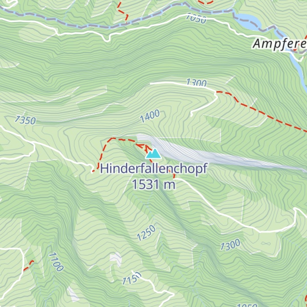 Map of Hinderfallenchopf