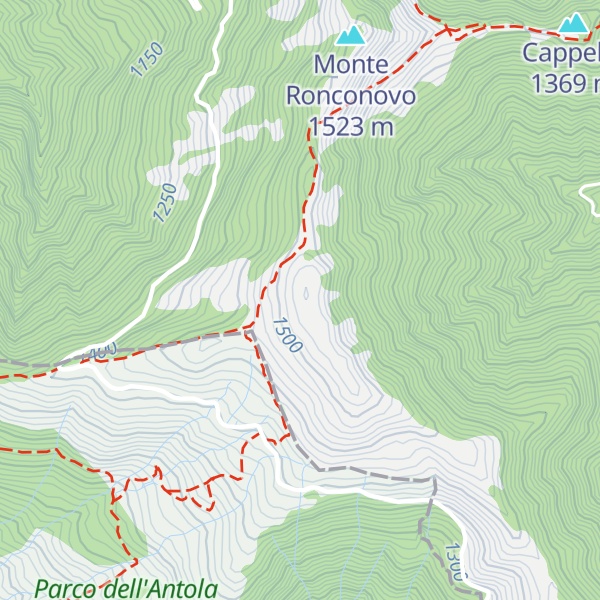 Map of Monte Busasca
