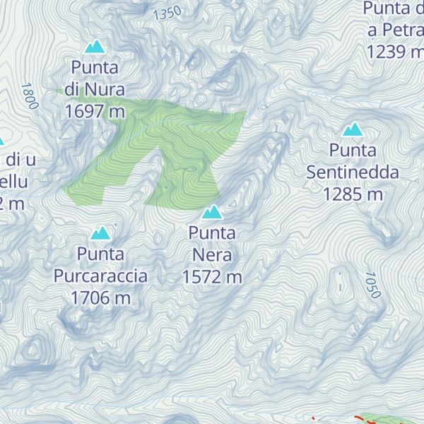 Map of Punta Nera