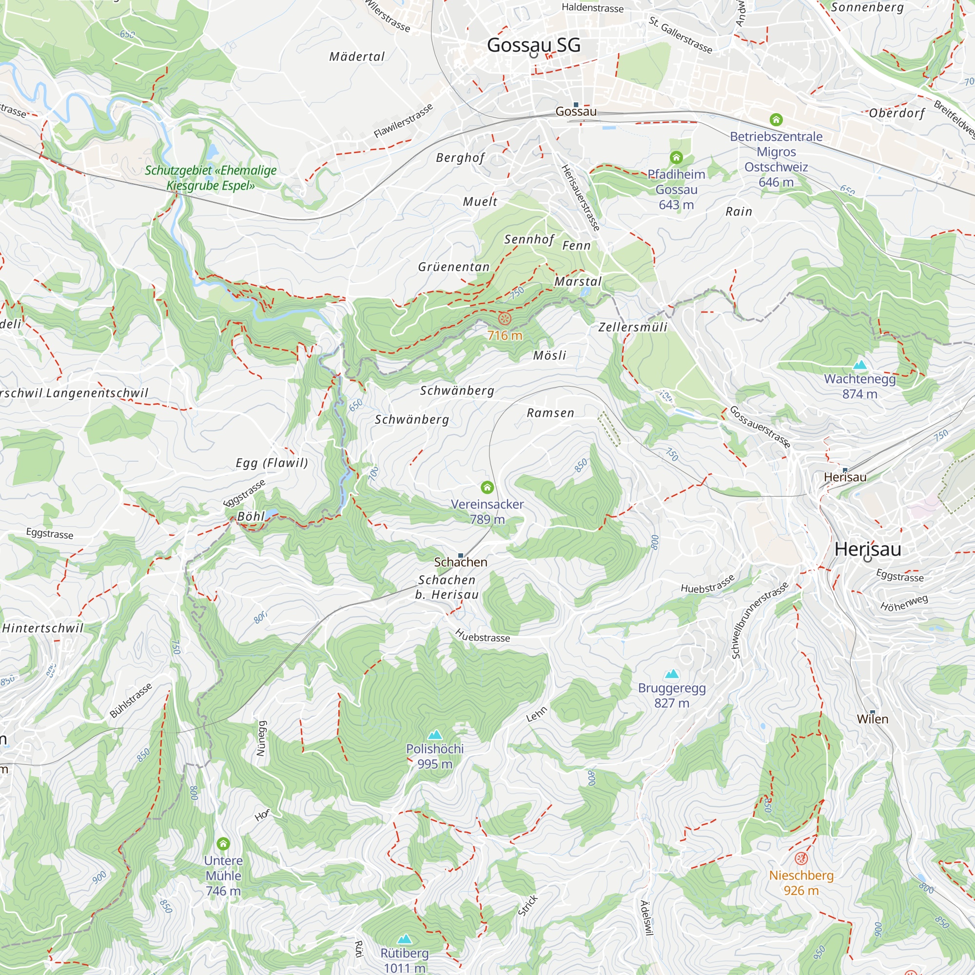 Vereinsacker map