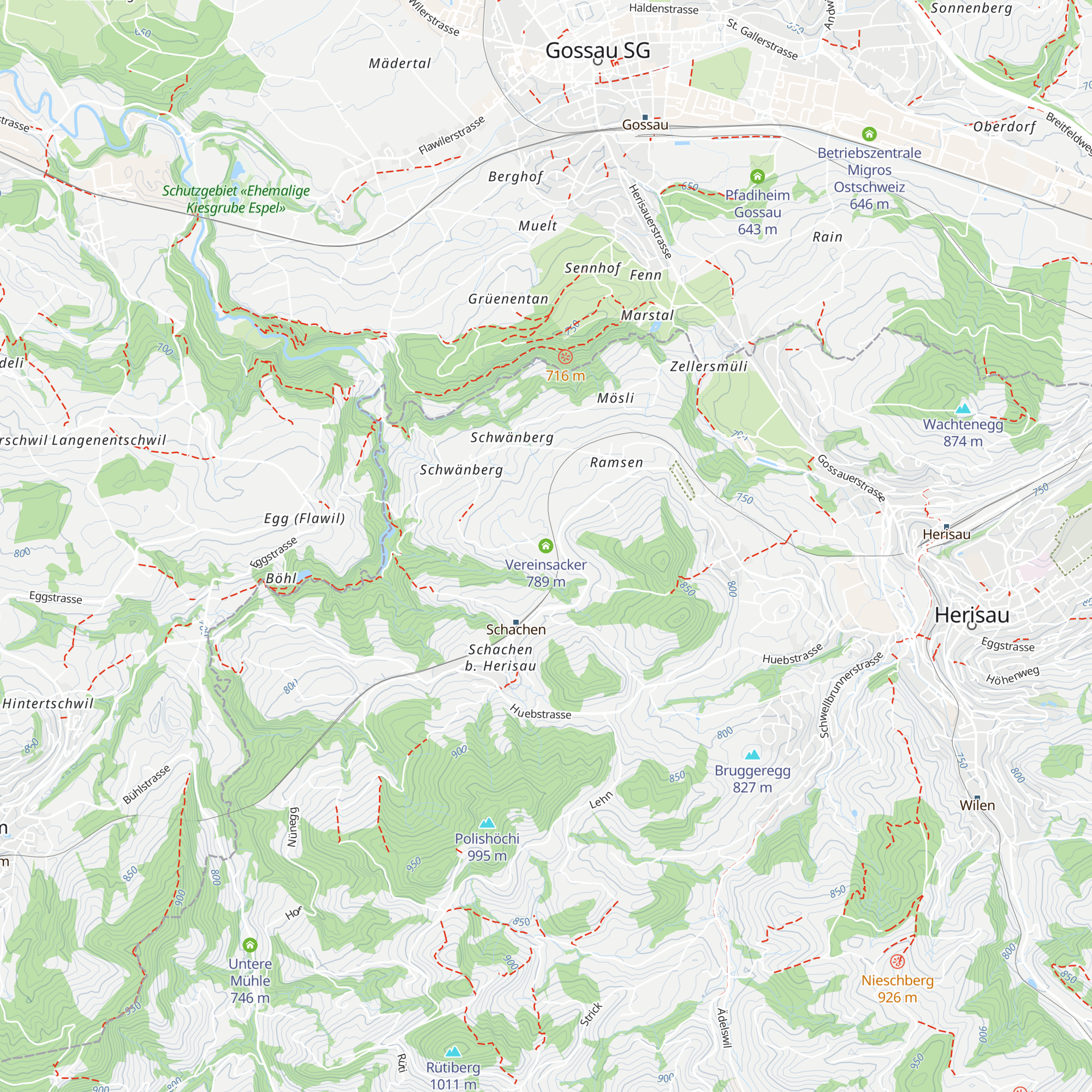 Vereinsacker map