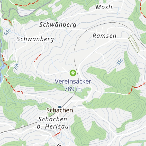 Map of Vereinsacker