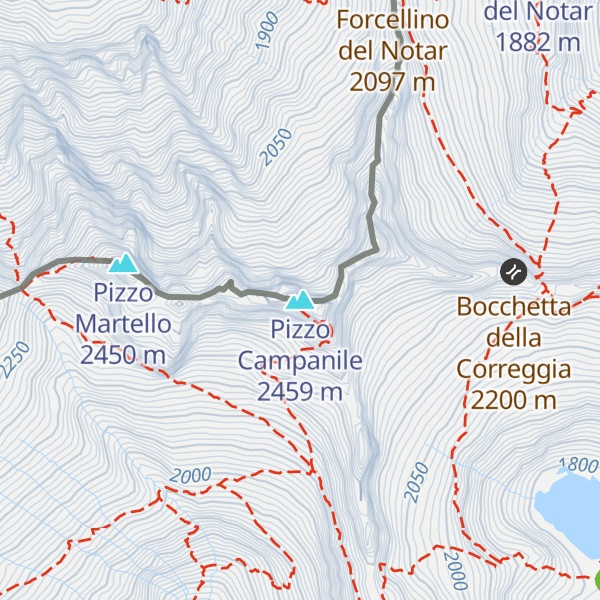 Map of Pizzo Campanile