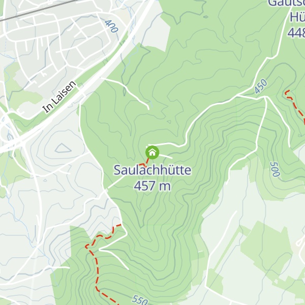 Map of Saulachhütte