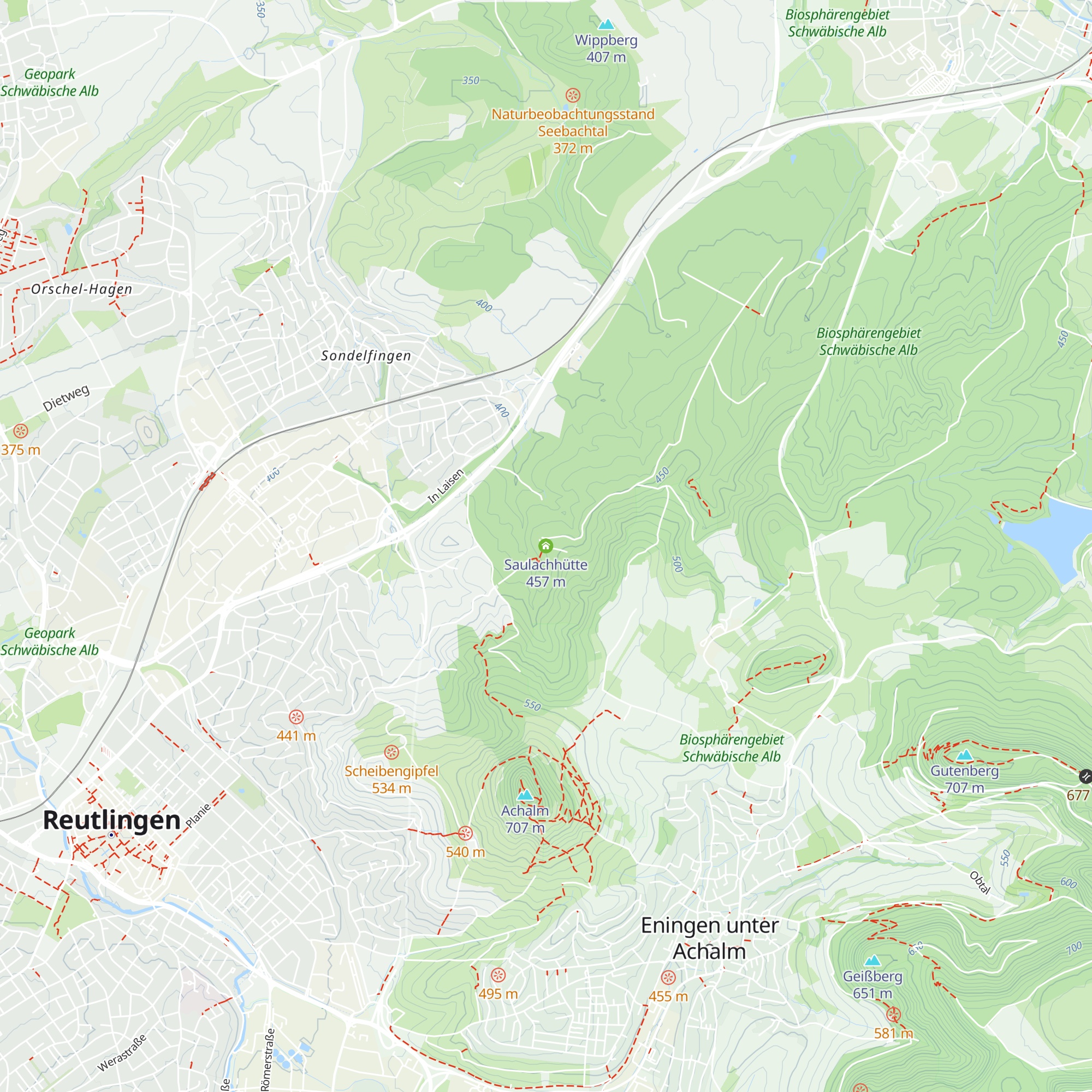 Saulachhütte map