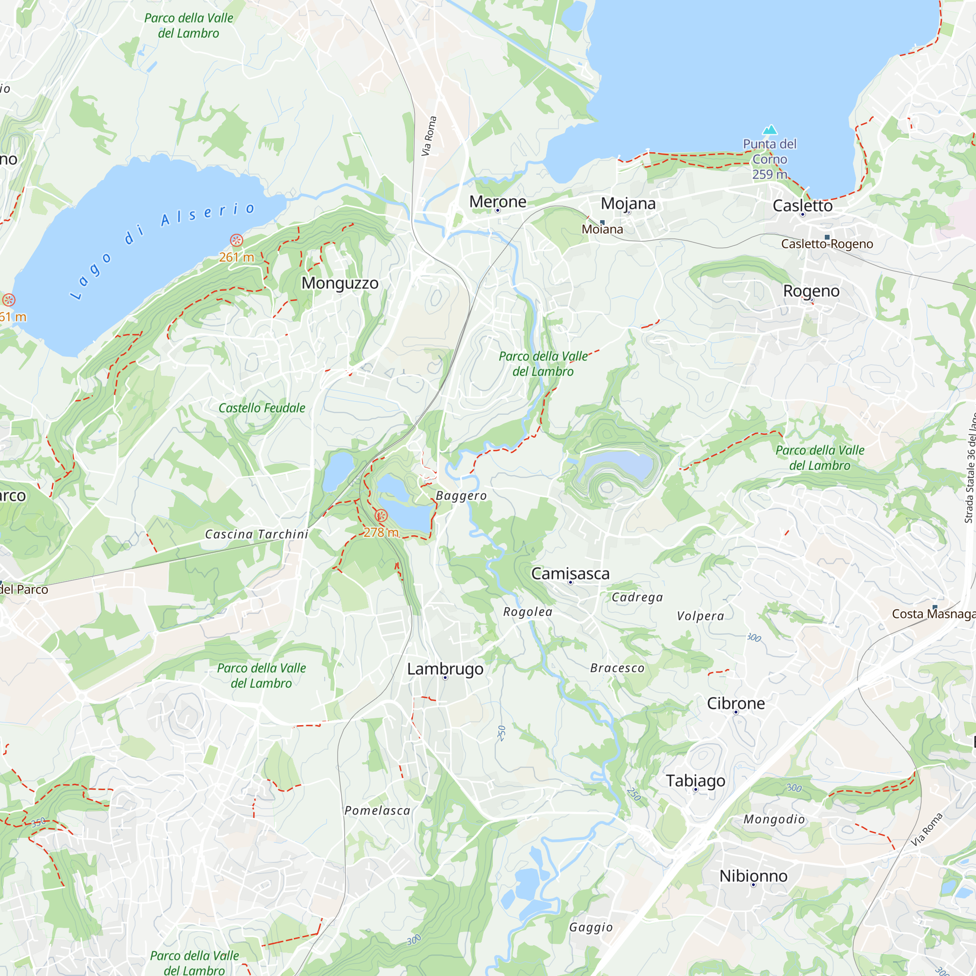 Cascina Campomarzo map