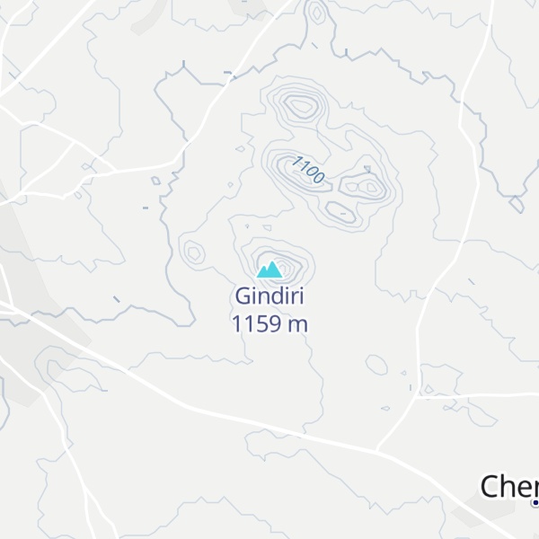 Map of Gindiri