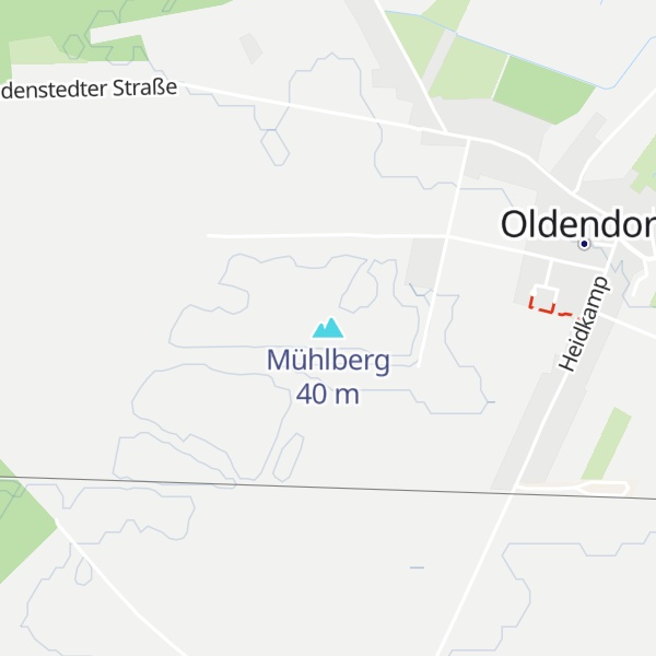 Map of Mühlberg