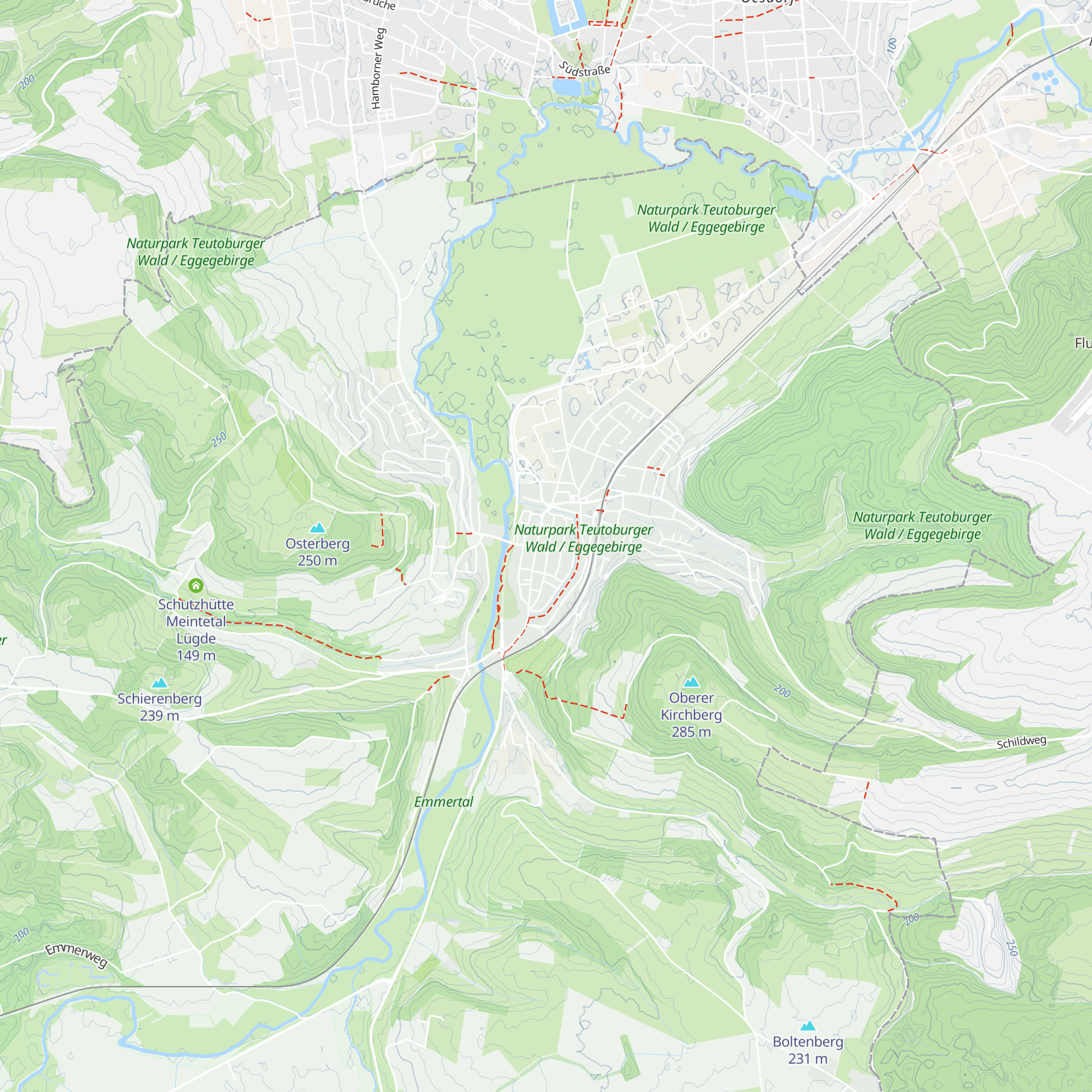 Tourist Info Lügde map