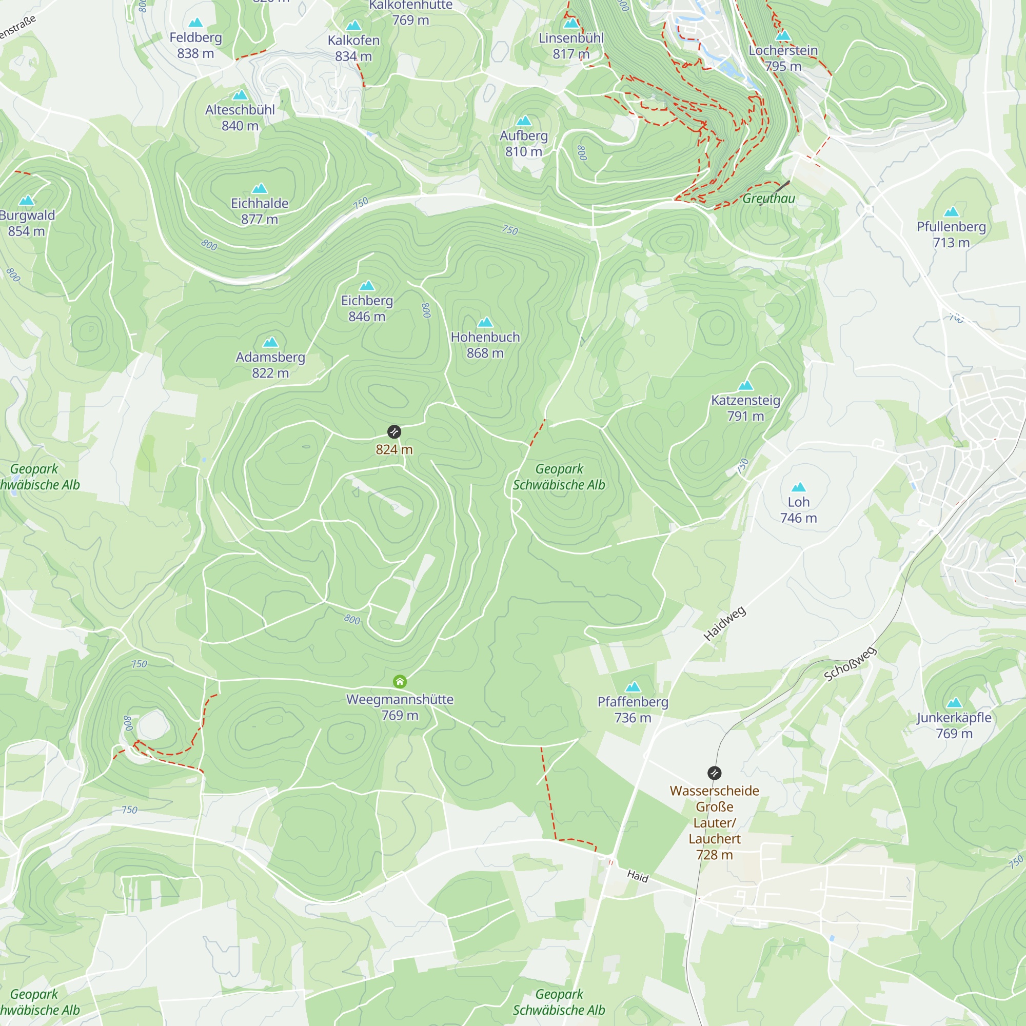 Seitzhütte map