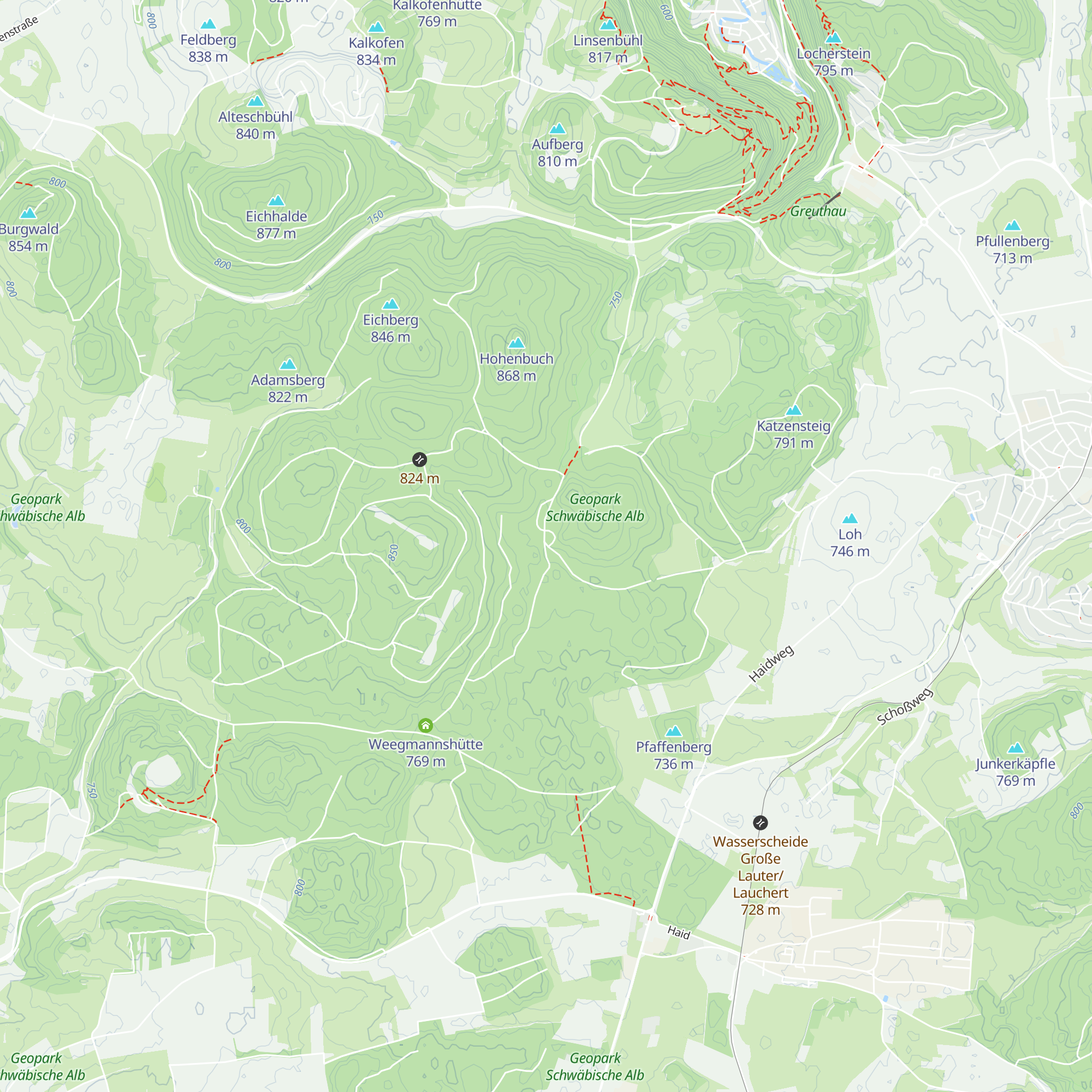 Seitzhütte map