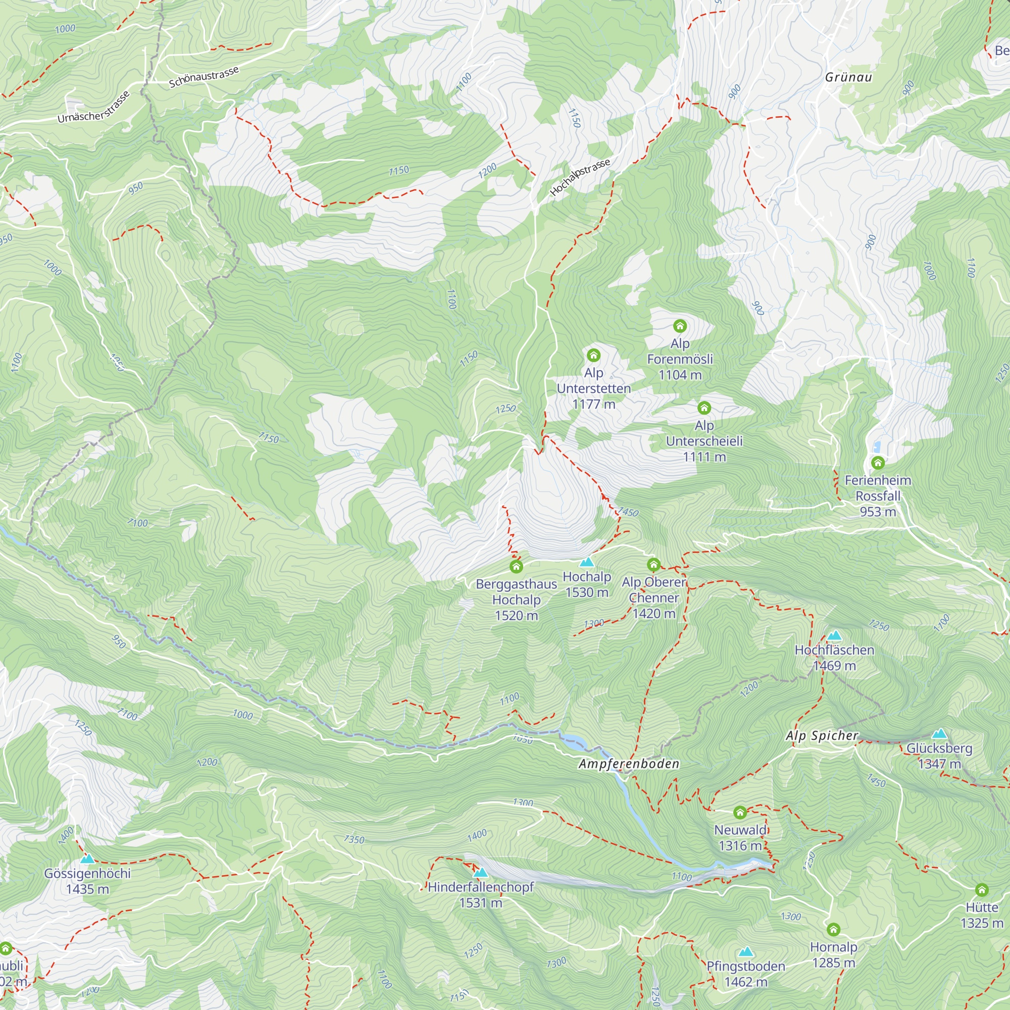 Alp Nasen map