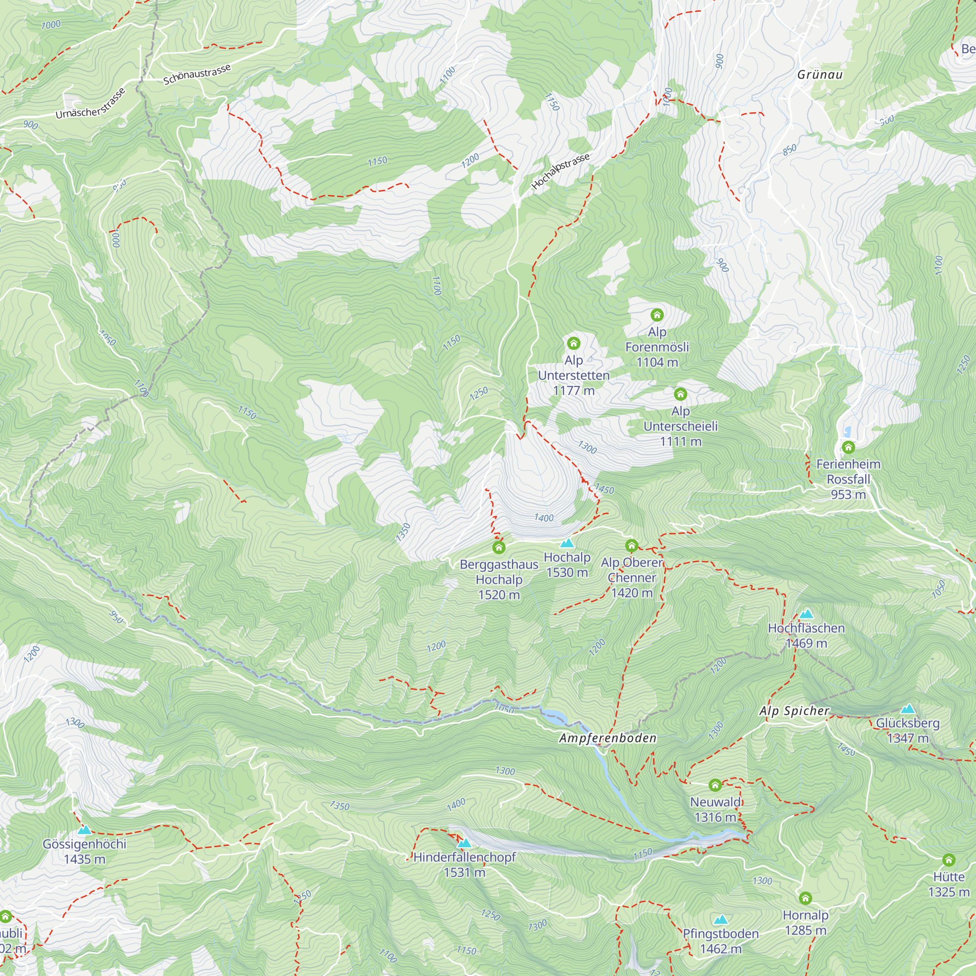 Alp Nasen map