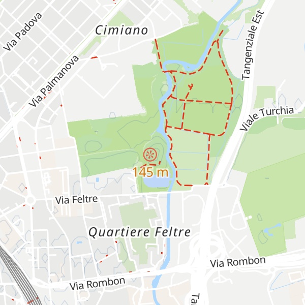 Map of Collina del Parco Lambro