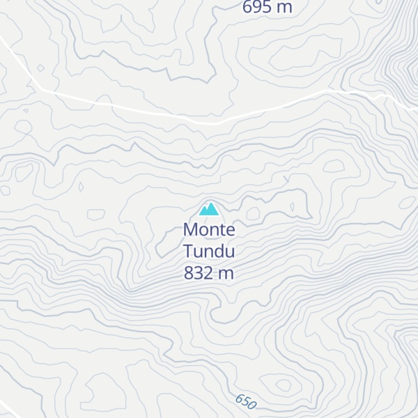 Map of Monte Tundu