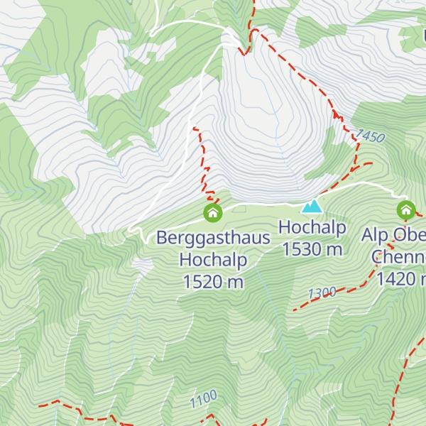 Map of Berggasthaus Hochalp