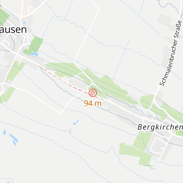 Map of Bergkirchener Hütte
