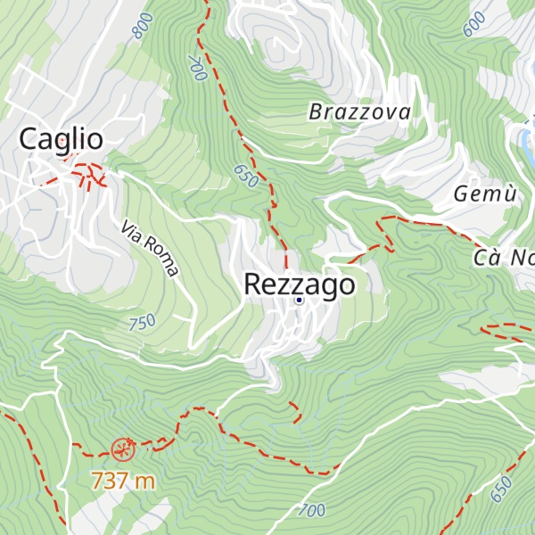 Map of Albergo Ristorante Rezzago