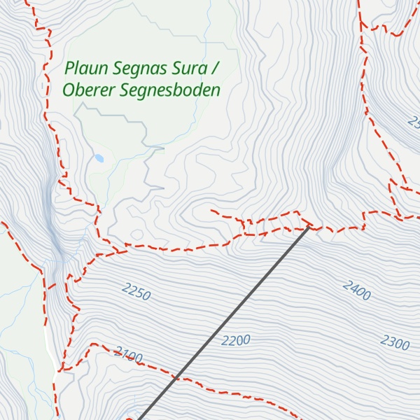 Map of Crap la Tgina