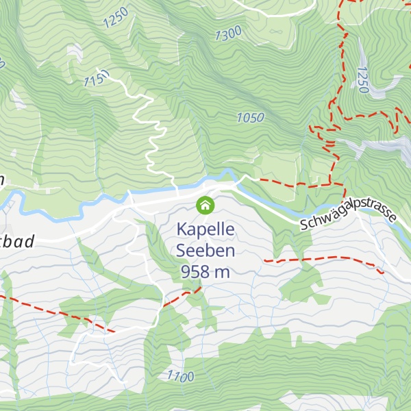 Map of Kapelle Seeben