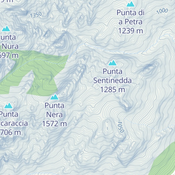 Map of Punta di a Muvra
