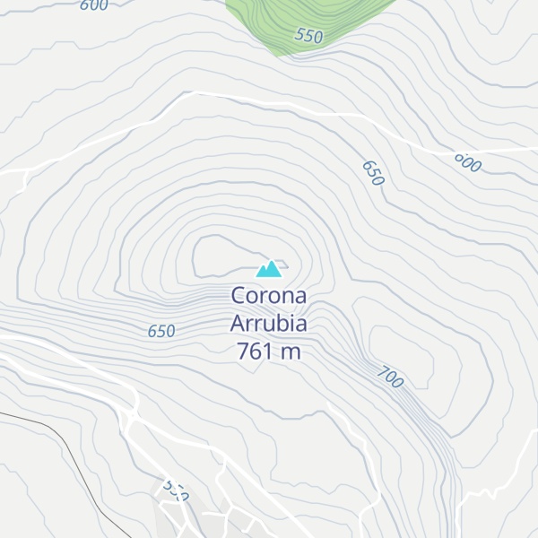 Map of Corona Arrubia