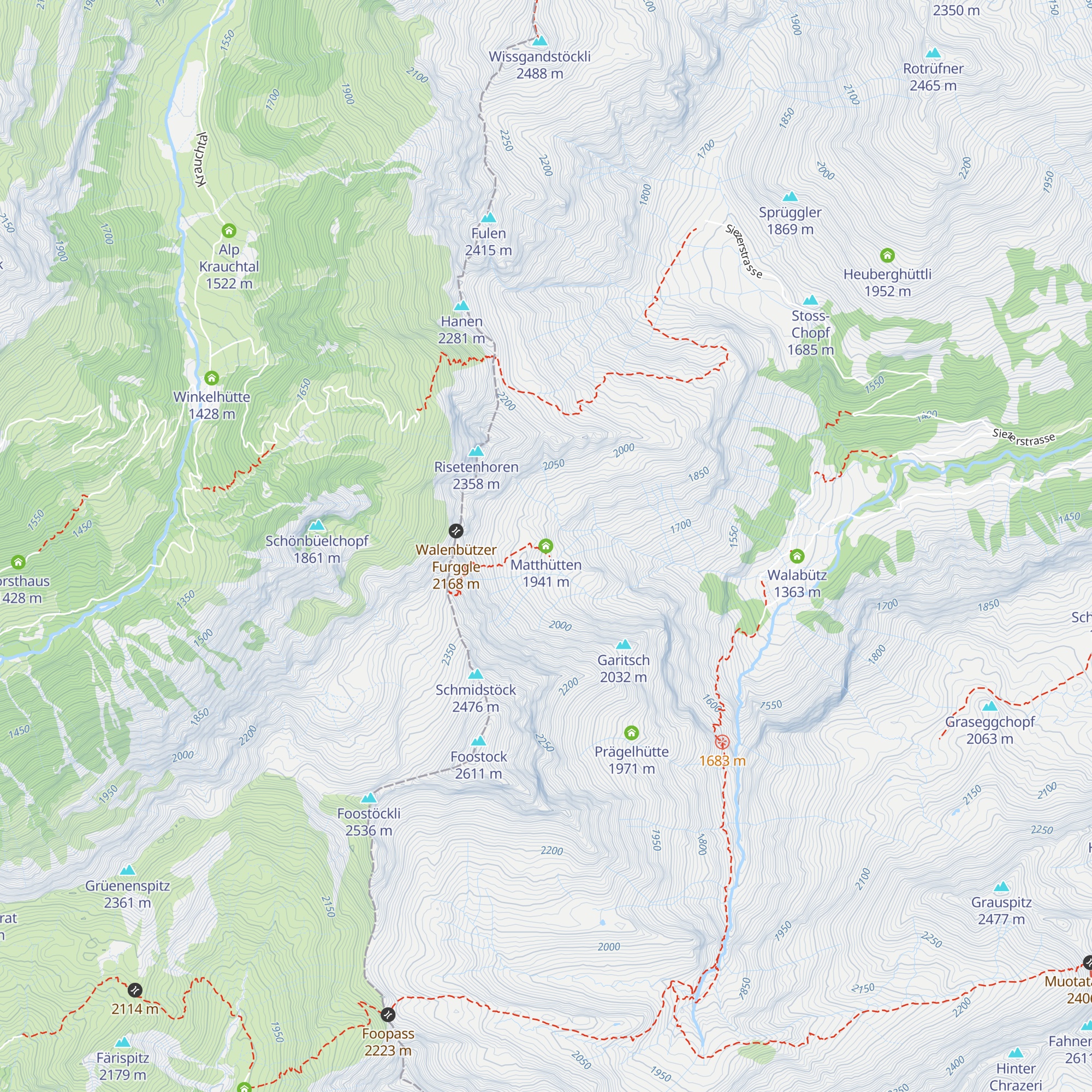 Matthütten map