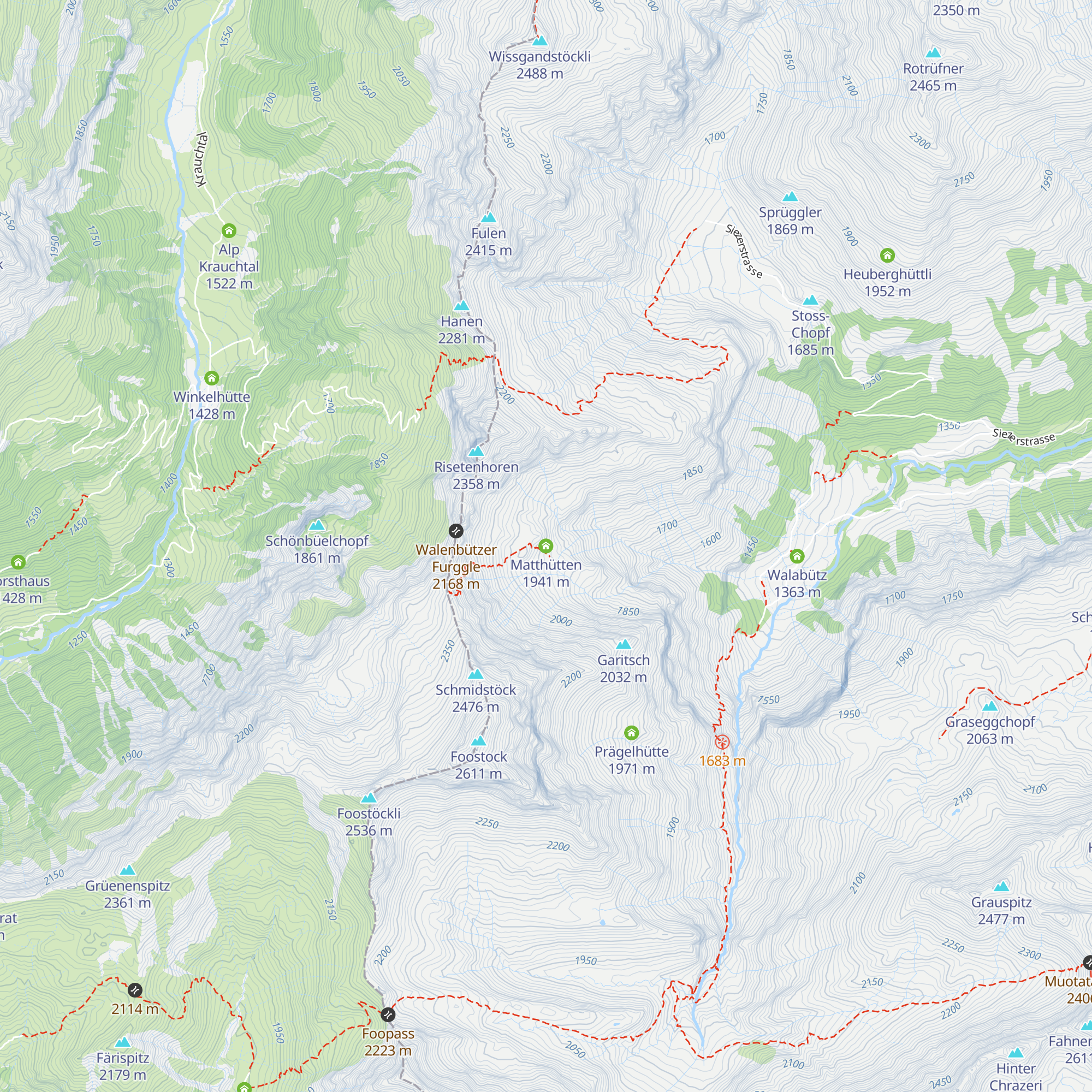 Matthütten map