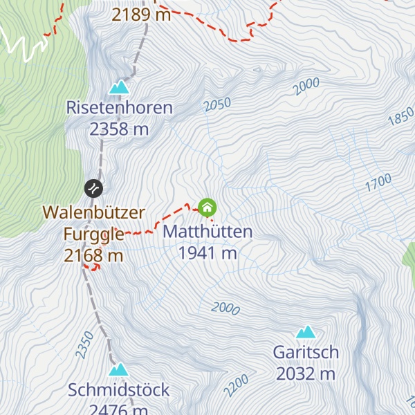Map of Matthütten