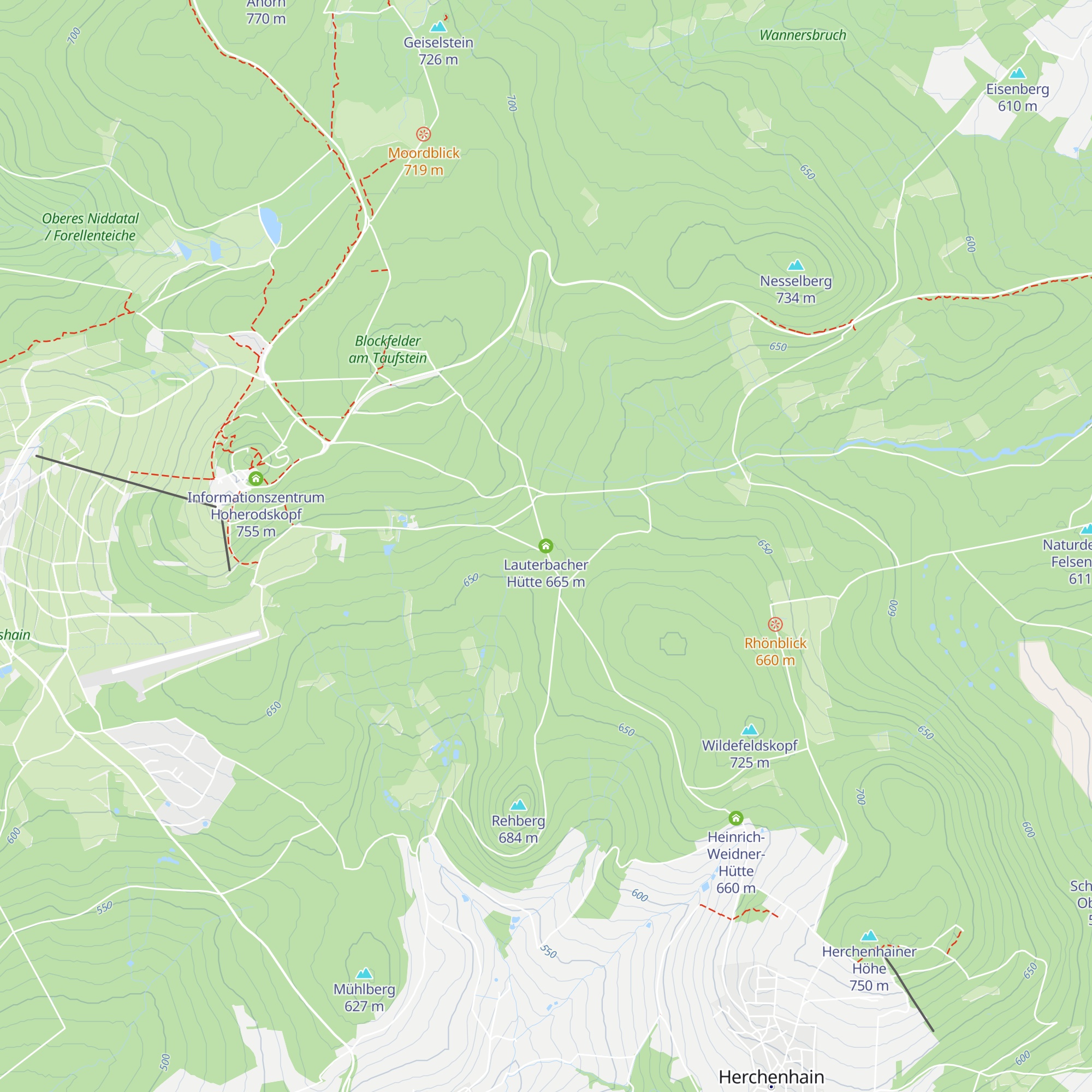 Lauterbacher Hütte map