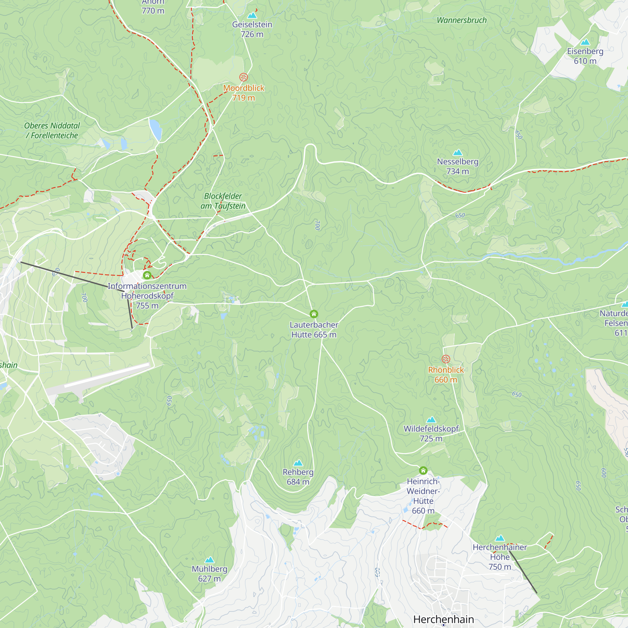 Lauterbacher Hütte map