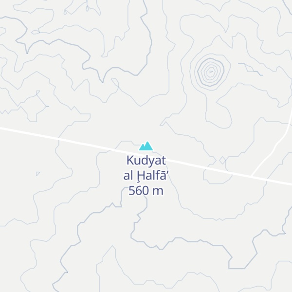 Map of Kudyat al Ḩalfā’