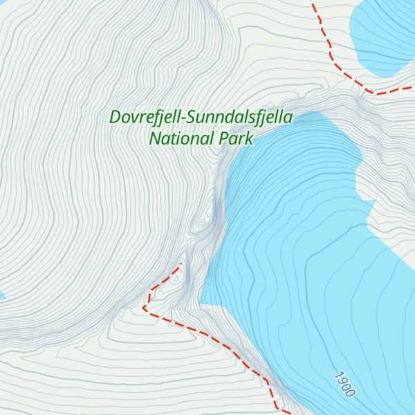 Map of Hettpiggen