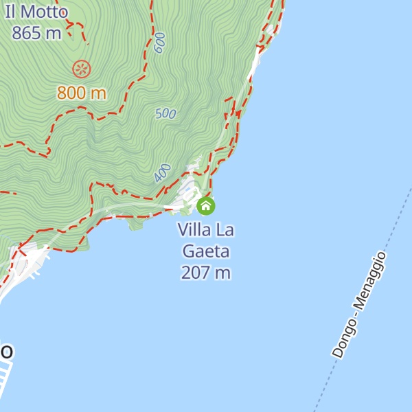 Map of Villa La Gaeta