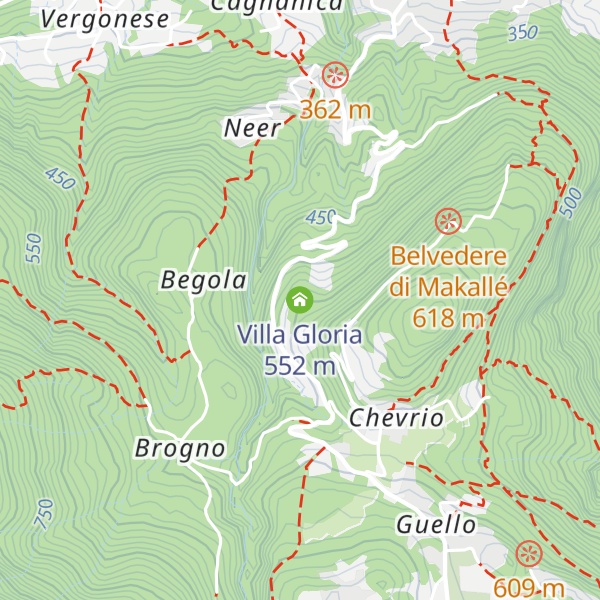 Map of Villa Gloria