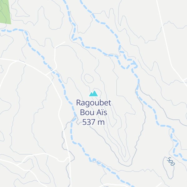 Map of Ragoubet Bou Aïs