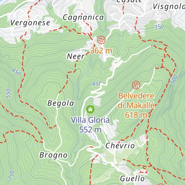 Map of Chiesina Regina Mater Viatorum