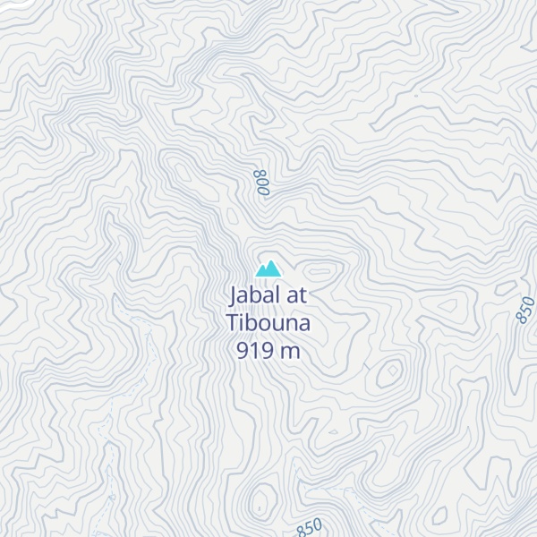 Map of Jabal at Tibouna