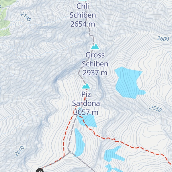 Map of Piz Sardona