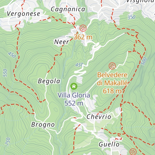 Map of La Busciona
