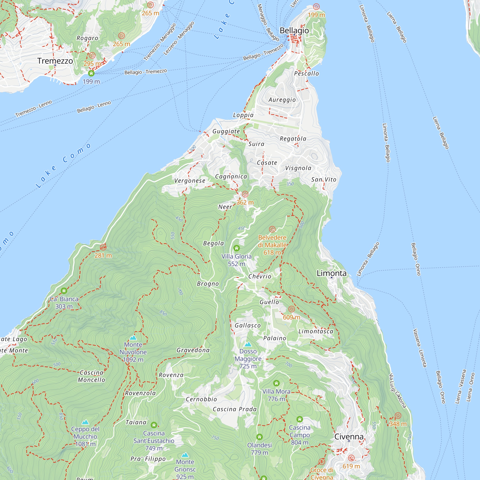 La Busciona map